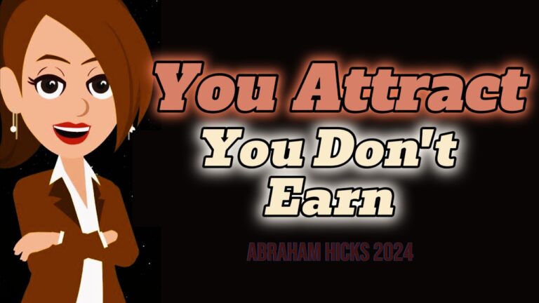 Abraham Hicks 2024 | You Attract You Don't Earn ✅ Money Come Out Of Thin Air