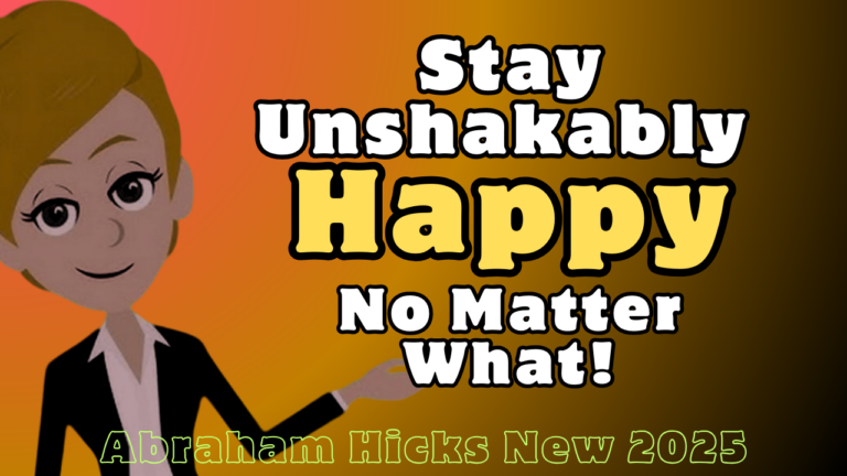 #AbrahamHicks2025 Stay Unshakably Happy No Matter What!